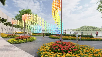 Hội hoa xuân Phú Mỹ Hưng Tết Nhâm Dần 2022: Xuân an vui