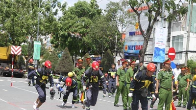 Cảnh sát PCCC Cần Thơ đoạt giải nhất toàn đoàn