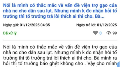 Kết quả xác minh tổ trưởng dân phố bị tố 'thích ai thì cho' gạo cứu trợ
