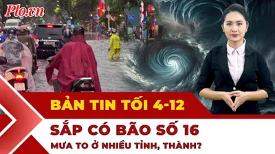 Bản tin tối 4-12: Áp thấp nhiệt đới có khả năng mạnh lên thành bão sẽ hướng vào khu vực nào? Lâm Đồng căng mình trước lũ lụt, sạt lở