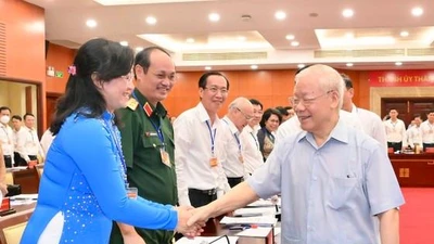 Ảnh TP.HCM nhìn từ trên cao.