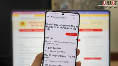 Cách làm thủ tục thu hồi biển số online khi bán xe