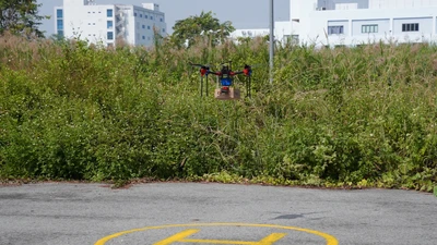 Thử nghiệm ứng dụng UAV vào hoạt động giao hàng tại Khu Công nghệ cao TP.HCM 