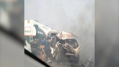 Tai nạn liên hoàn trên cao tốc Long Thành - Dầu Giây