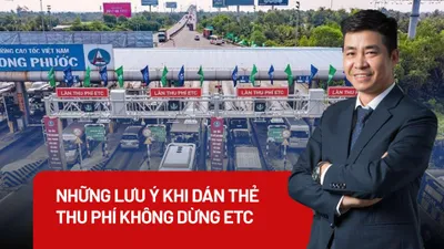 Những lưu ý khi dán thẻ thu phí không dừng ETC