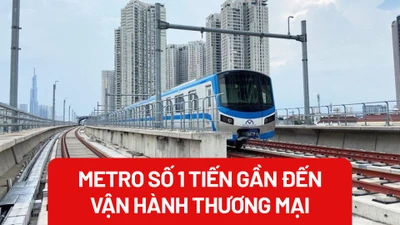 Metro số 1 chạy trên cao, tiến gần hơn đến vận hành thương mại