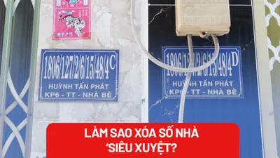 Làm sao xóa mê trận số nhà 'siêu xuyệt' ở TP.HCM?