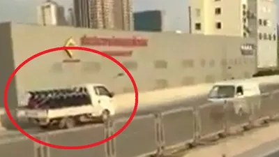 Clip: Xe tải “liều mình” chạy ngược chiều trên cao tốc