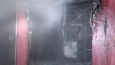 Cây ATM bị cháy rụi trong đêm