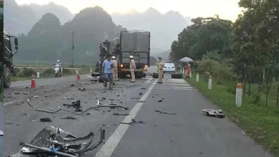 Tai nạn trên quốc lộ, 2 tài xế thương vong