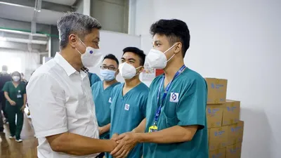 Bàn giao BV dã chiến số 16, thân thương hai tiếng “đồng bào“