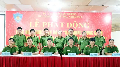 Tiểu đoàn Đặc nhiệm Số 2 ký giao ước siết chặt kỷ luật