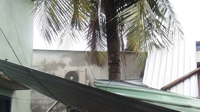 Mưa lốc giật bay nhiều mái nhà ở TP.HCM