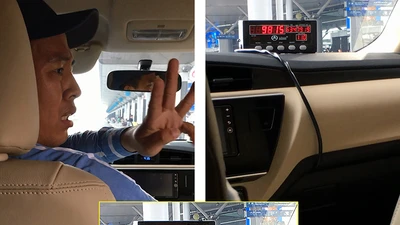 Taxi dù hoành hành ở trung tâm TP.HCM