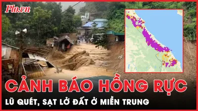Bão số 4 quét qua: Cảnh báo Miền Trung hồng rực trước nguy cơ lũ quét và sạt lở đất
