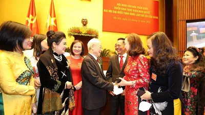 Chùm ảnh Tổng Bí thư tại Hội nghị Văn hóa toàn quốc