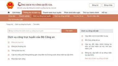 Bộ Công an thí điểm khai cấp hộ chiếu phổ thông qua cổng dịch vụ công