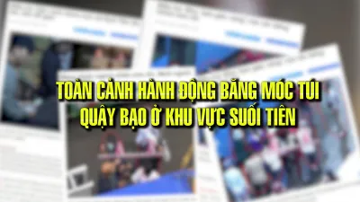 Toàn cảnh hành động băng móc túi quậy bạo ở khu vực Suối Tiên