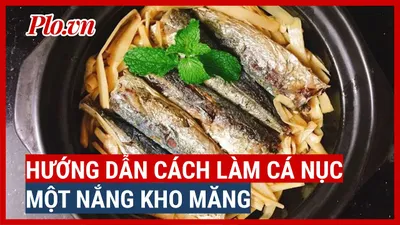 Video: Cá nục một nắng kho măng đậm đà, dân dã