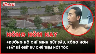 Nóng hôm nay: Đường Hồ Chí Minh tiếp tục sụt lún sâu, rộng hơn ở Đắk Nông