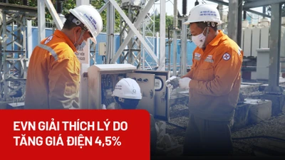 Tập đoàn Điện lực Việt Nam giải thích lý do tăng 4,5% giá điện