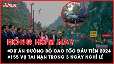 Nóng hôm nay: Khởi công đường bộ cao tốc đầu tiên năm 2024; 155 vụ tai nạn giao thông trong 3 ngày nghỉ