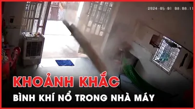 Video ghi khoảnh khắc bình khí nổ, 13 người thương vong