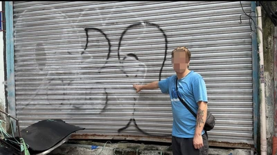 Xử phạt nam thanh niên New Zealand vẽ bậy ở quận 1