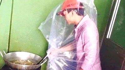 Đủ kiểu 'biến hình' khi vào bếp