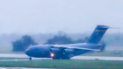 Clip: 'Ngựa thồ C17' của Mỹ đáp xuống sân bay Đà Nẵng