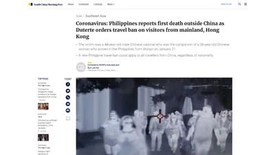 Video: Bệnh nhân Corona Philippines tử vong