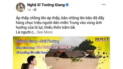 Trường Giang- Nhã Phương cùng các sao Vbiz hỗ trợ miền Trung