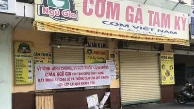Hàng loạt quán ăn, salon tóc... đóng cửa chống dịch COVID-19