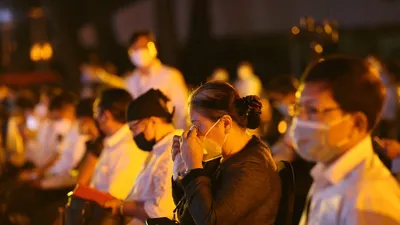 Xúc động lễ tưởng niệm đồng bào, cán bộ, chiến sĩ hy sinh, tử vong vì Covid-19