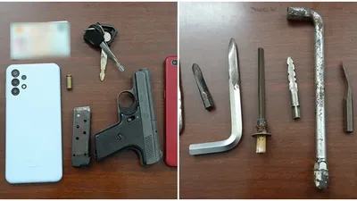 Nhóm chuyên trộm xe máy trữ nhiều dao, súng