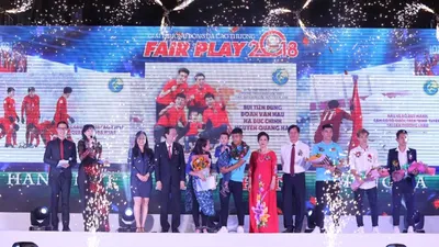 Bốn tuyển thủ Việt Nam đăng quang giải Fair Play 2018