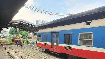 Đường sắt nối lại tàu đến và đi Đà Nẵng