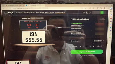 Người trúng đấu giá biển số ô tô siêu đẹp có được bỏ kết quả đấu giá?