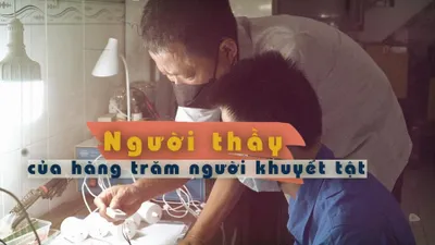 Người tử tế: Người thầy đặc biệt của hàng trăm thanh niên khuyết tật