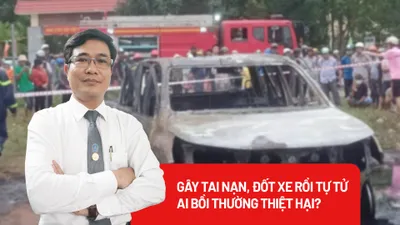 Ai bồi thường trong vụ nghi tự tử nên đốt xe bán tải đi thuê?