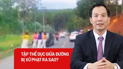 Tập thể dục giữa đường, bị xử phạt ra sao?