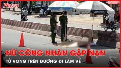 Video: Tan ca làm, nữ công nhân gặp tai nạn tử vong trên đường
