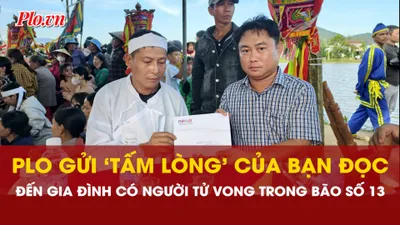 Báo Pháp Luật TP.HCM thăm gia đình nạn nhân nghèo tử vong trong bão số 13