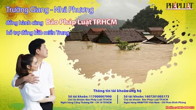 Trường Giang, Nhã Phương kêu gọi hỗ trợ đồng bào miền Trung