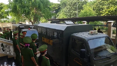 Bắt đầu xét xử nhóm Giang '36' vây xe cảnh sát ở Đồng Nai