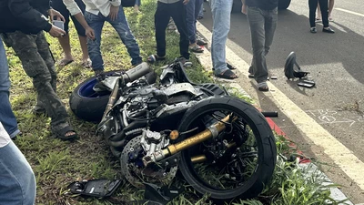 Công an thông tin vụ tai nạn liên quan con giám đốc sở chạy mô tô phân khối lớn