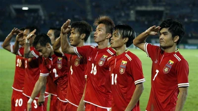 Singapore ôm hận trước Myanmar trong trận đầu SEA Games