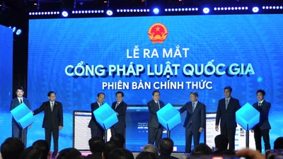 Chính thức ra mắt Cổng Pháp luật Quốc gia