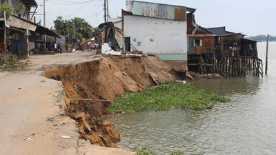 Vụ sạt lở tại An Giang: 105 hộ 'vườn không nhà trống'