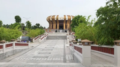 Chùm ảnh Đền thờ Vua Hùng tại Cần Thơ trước giờ khánh thành